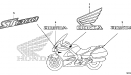 MARK для мотоцикла HONDA ST1300A AC2013 г. 