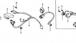 WIRE HARNESS for мотоцикла HONDA XR80R A1986 year 