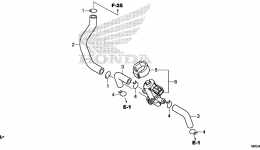 AIR INJECTION CONTROL VALVE для мотоцикла HONDA CBR1000RR 5AC2015 г. 