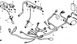 WIRE HARNESS for мотоцикла HONDA XL600V A1989 year 