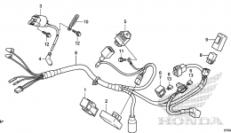 Проводка для мотоцикла HONDA CRF110F AC2015 г. 