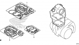 GASKET KIT A for мотоцикла HONDA CRF150F A2007 year 