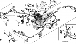 WIRE HARNESS / HORN for мотоцикла HONDA VT1300CSA A2010 year 
