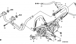 AIR INJECTION CONTROL VALVE для мотоцикла HONDA XR650L AC2014 г. 