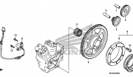 PULSE GENERATOR / STARTING CLUTCH для мотоцикла HONDA NT700V 4AC2010 г. 