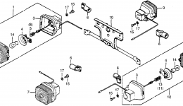 TURN SIGNAL for мотоцикла HONDA NU50M AA1983 year 