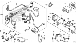 WIRE HARNESS for мотоцикла HONDA CRF250R A2012 year 