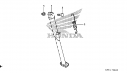 SIDE STAND for мотоцикла HONDA CRF150F A2003 year 
