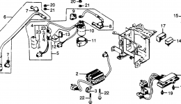 SPARK UNIT / REGULATOR / MAGNETIC SWITCH для мотоцикла HONDA CBX A1979 г. 