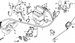 WIRE HARNESS / HORN for мотоцикла HONDA C70 A1981 year 
