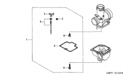 CARBURETOR OPTIONAL KIT for мотоцикла HONDA CR80RB A2000 year 