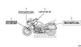 MARK / EMBLEM для мотоцикла HONDA CTX1300A AC2014 г. 
