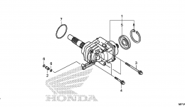 SIDE GEAR CASE для мотоцикла HONDA VT1300CS AC2012 г. 