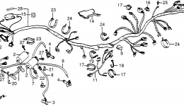 WIRE HARNESS for мотоцикла HONDA VT700C A1985 year 