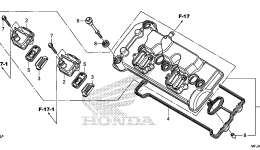 Крышка головки блока цилиндров для мотоцикла HONDA CBR600RA AC2012 г. 
