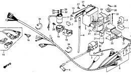 WIRE HARNESS / BATTERY for мотоцикла HONDA C70 A1983 year 