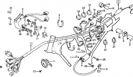 WIRE HARNESS for мотоцикла HONDA FT500 A1982 year 