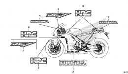 MARK for мотоцикла HONDA RC213V-S 2AC2016 year 