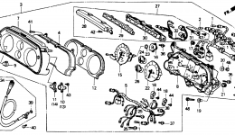 Измерительные приборы для мотоцикла HONDA ST1100A AC1994 г. 
