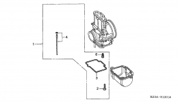 CARBURETOR OPTIONAL KIT ('02-'03) for мотоцикла HONDA CR250R A2003 year 