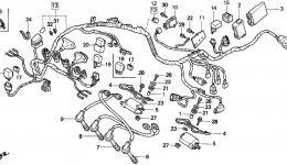 WIRE HARNESS for мотоцикла HONDA CBR600SJR A1996 year 