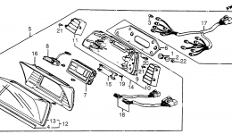 INSTRUMENTS for мотоцикла HONDA GL1200L AC1985 year 
