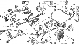 WIRE HARNESS (RR.) for мотоцикла HONDA RVT1000R AC2006 year 