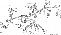 WIRE HARNESS for мотоцикла HONDA CB750 A2000 year 