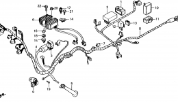 WIRE HARNESS for мотоцикла HONDA GB500 AC1990 year 