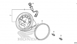 Измерительные приборы / (1) для мотоцикла HONDA VT1300CR AC2016 г. 
