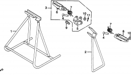STAND / STEP for мотоцикла HONDA CR125R A1980 year 