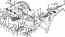 WIRE HARNESS for мотоцикла HONDA CBX A1982 year 