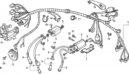 WIRE HARNESS for мотоцикла HONDA VT600C AC2000 year 