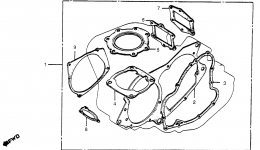 Ремкомплект / Набор прокладок для мотоцикла HONDA CR450R A1981 г. 