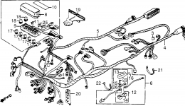 WIRE HARNESS for мотоцикла HONDA GL1200L A1985 year 