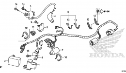 Проводка для мотоцикла HONDA CRF230F AC2014 г. 