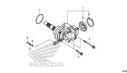 SIDE GEAR CASE для мотоцикла HONDA VT1300CR A2014 г. 