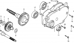 TRANSMISSION for мотоцикла HONDA NU50 AA1983 year 