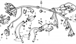 WIRE HARNESS for мотоцикла HONDA VT600C AC1994 year 