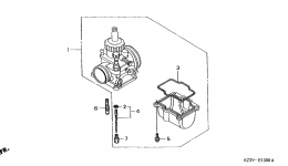 CARBURETOR OPTIONAL KIT (1) for мотоцикла HONDA CR250R A2000 year 