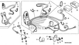 WIRE HARNESS for мотоцикла HONDA CRF450R A2009 year 