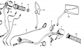 SWITCHES / CABLES CABLES for мотоцикла HONDA VF750C A1983 year 