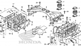 Головка блока цилиндров для мотоцикла HONDA GL1800C AC2015 г. 
