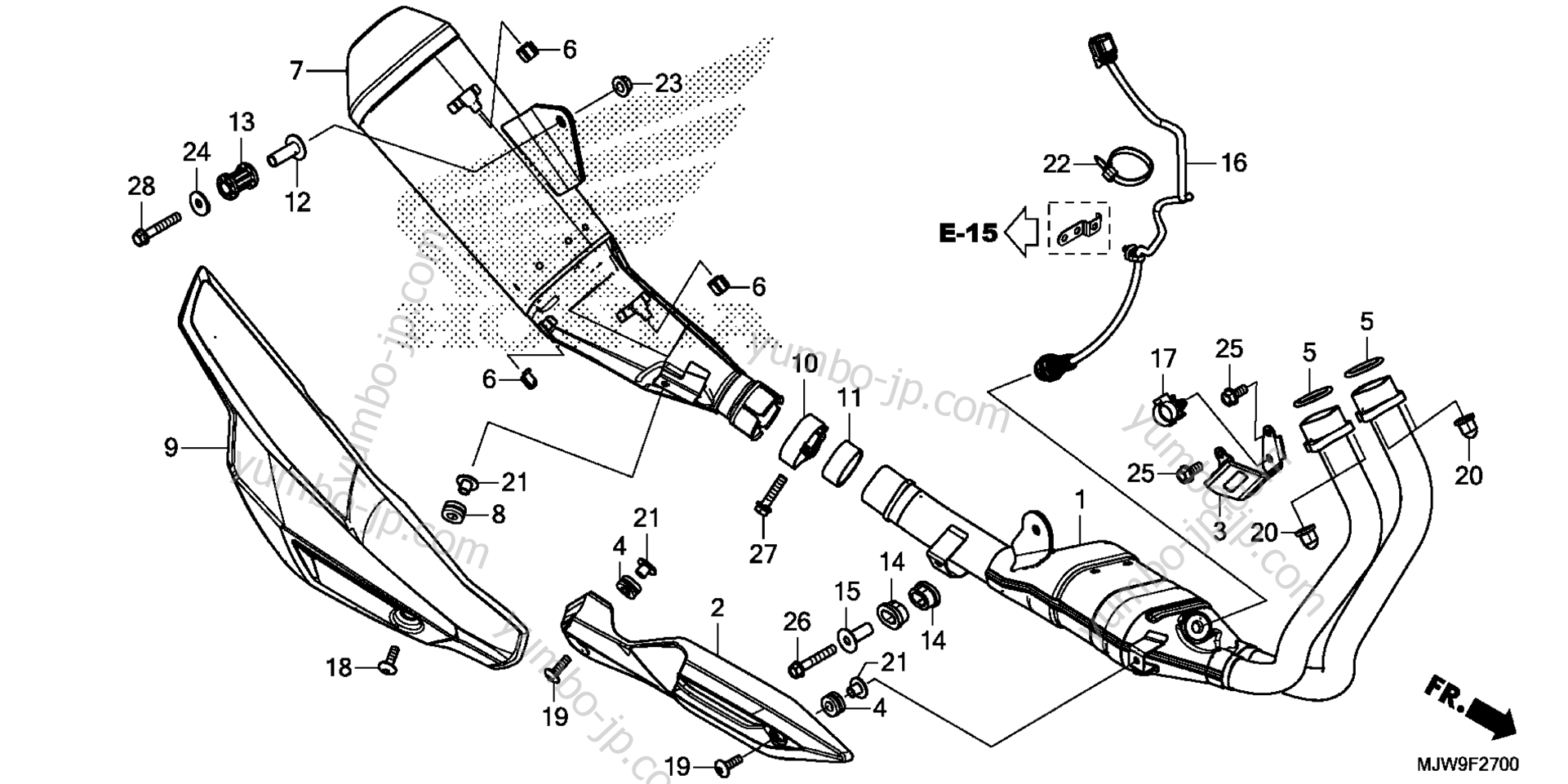 MUFFLER для мотоциклов HONDA CB500F AC 2016 г.