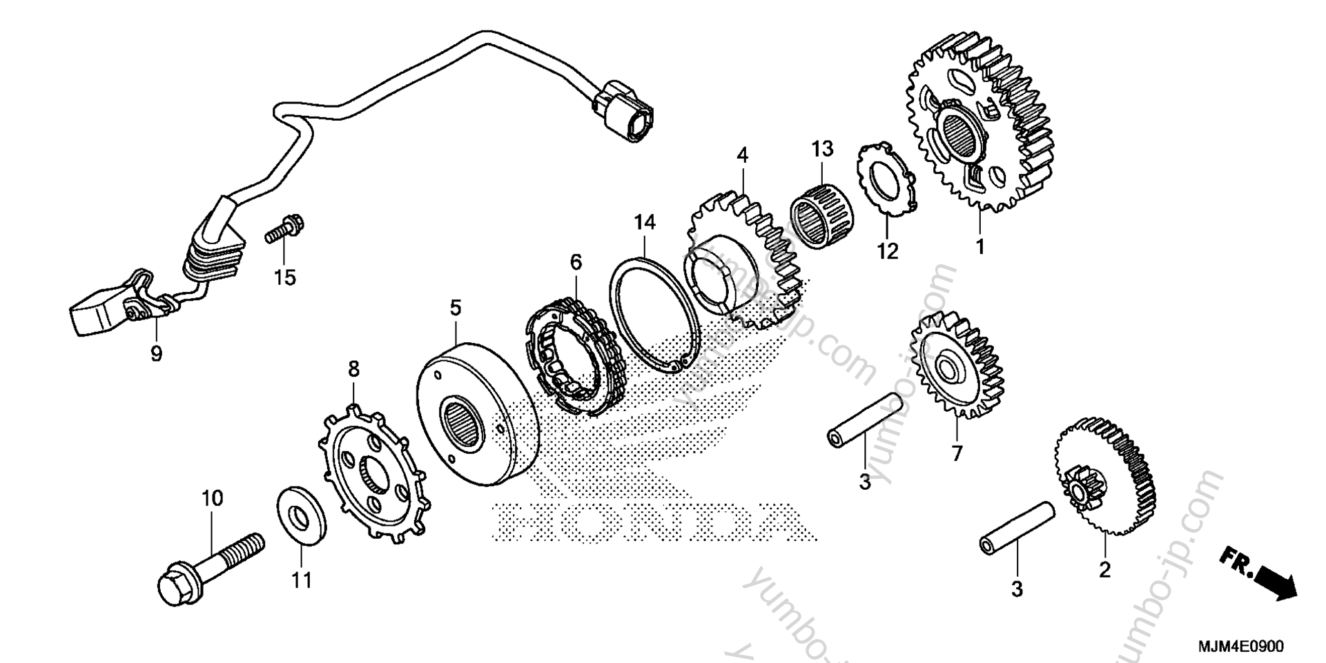 STARTING CLUTCH для мотоциклов HONDA VFR800FD 2AC 2014 г.