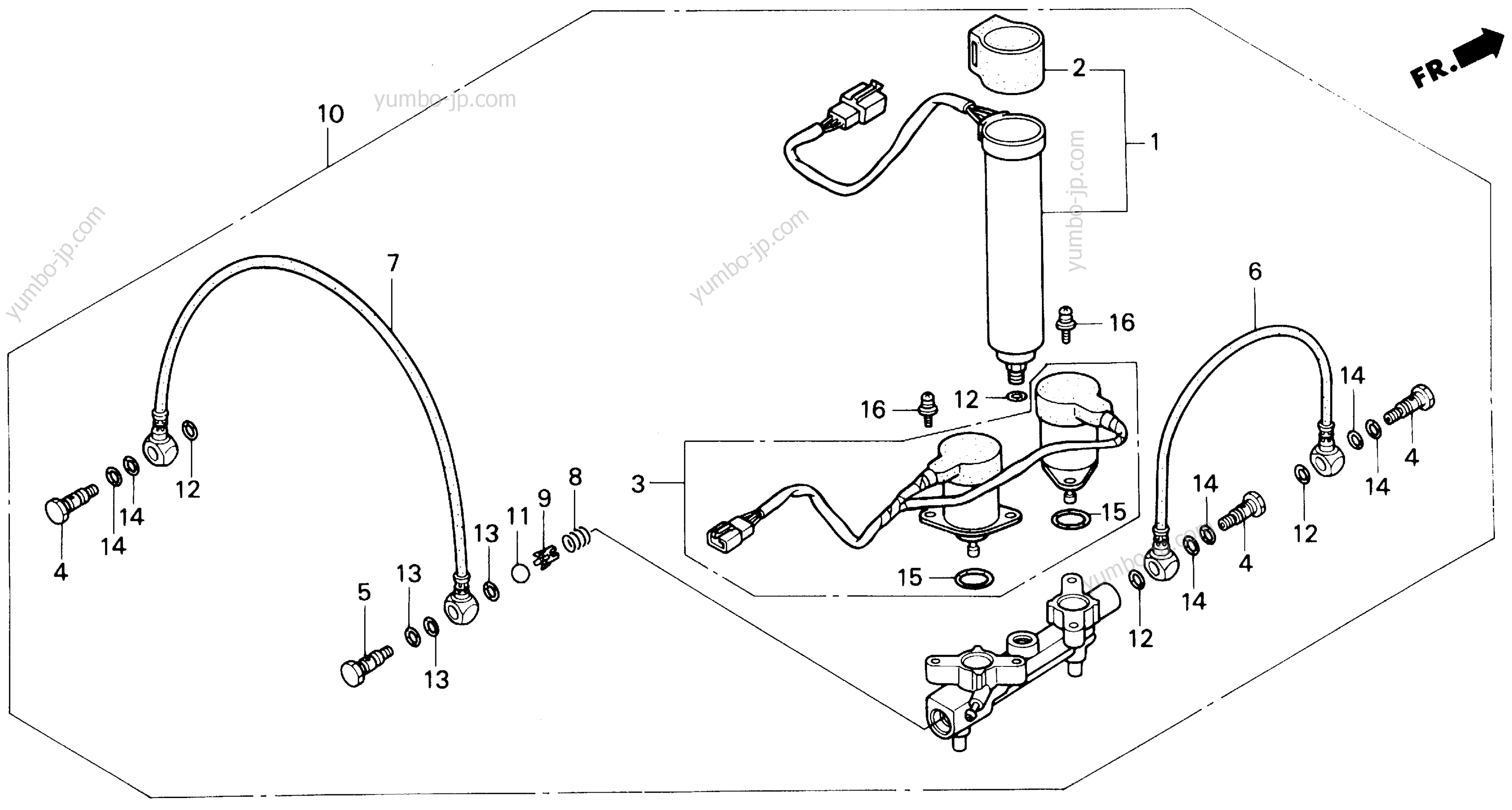 AIR DISTRIBUTOR for motorcycles HONDA GL1500A A 1991 year