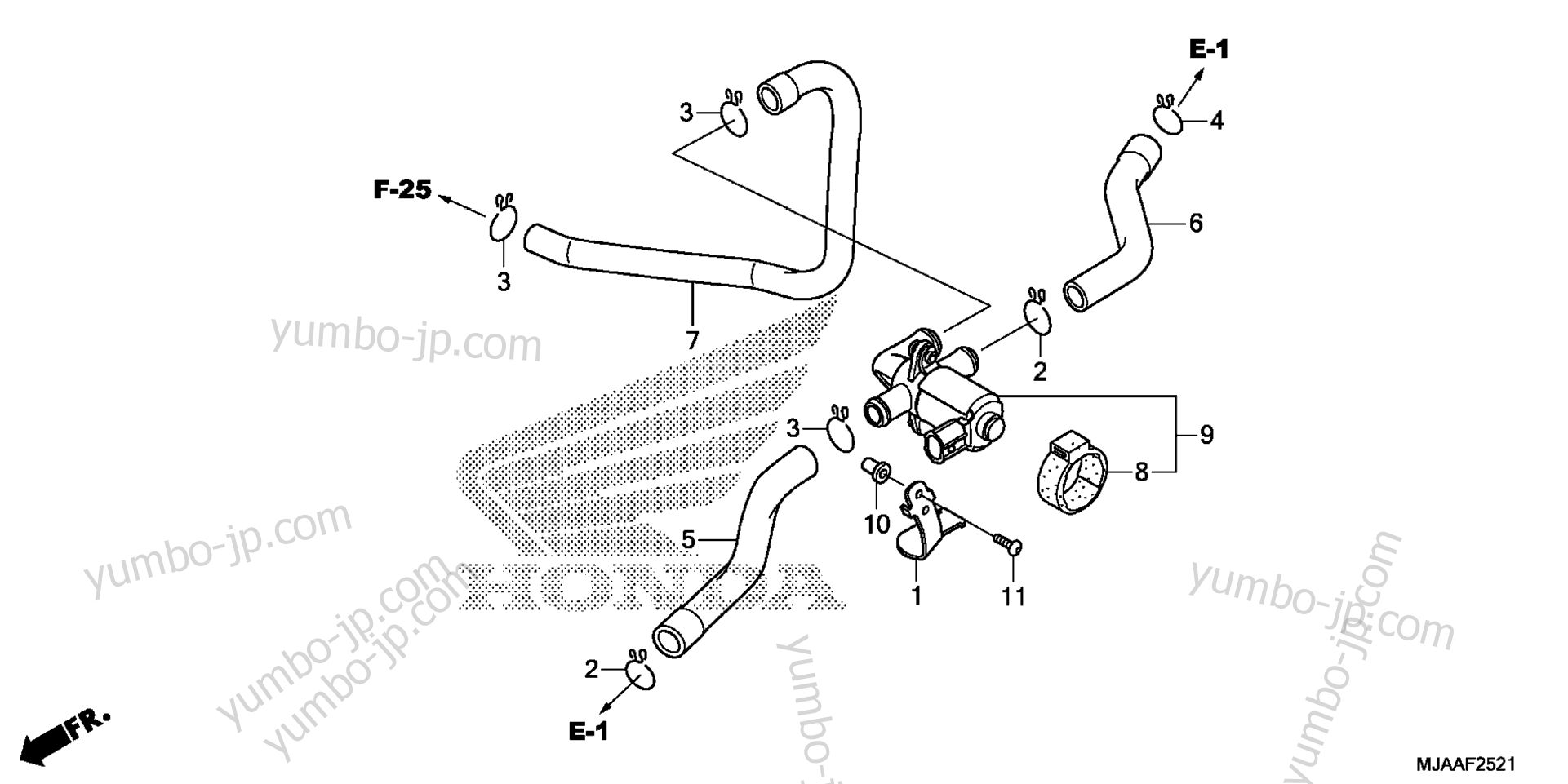 AIR INJECTION VALVE (2) for motorcycles HONDA VT750RS AC 2013 year