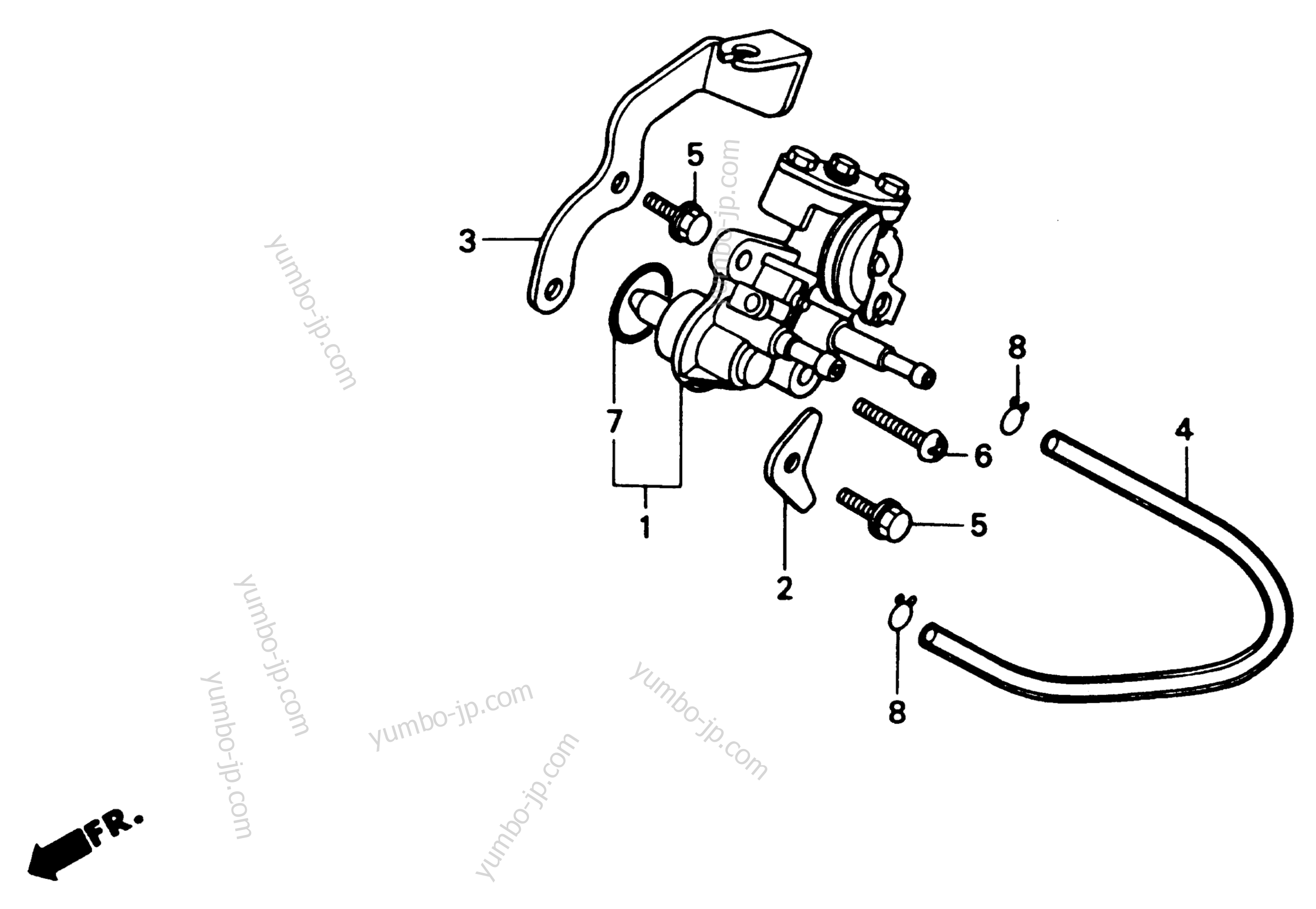 OIL PUMP for motorcycles HONDA NS50F A 1990 year