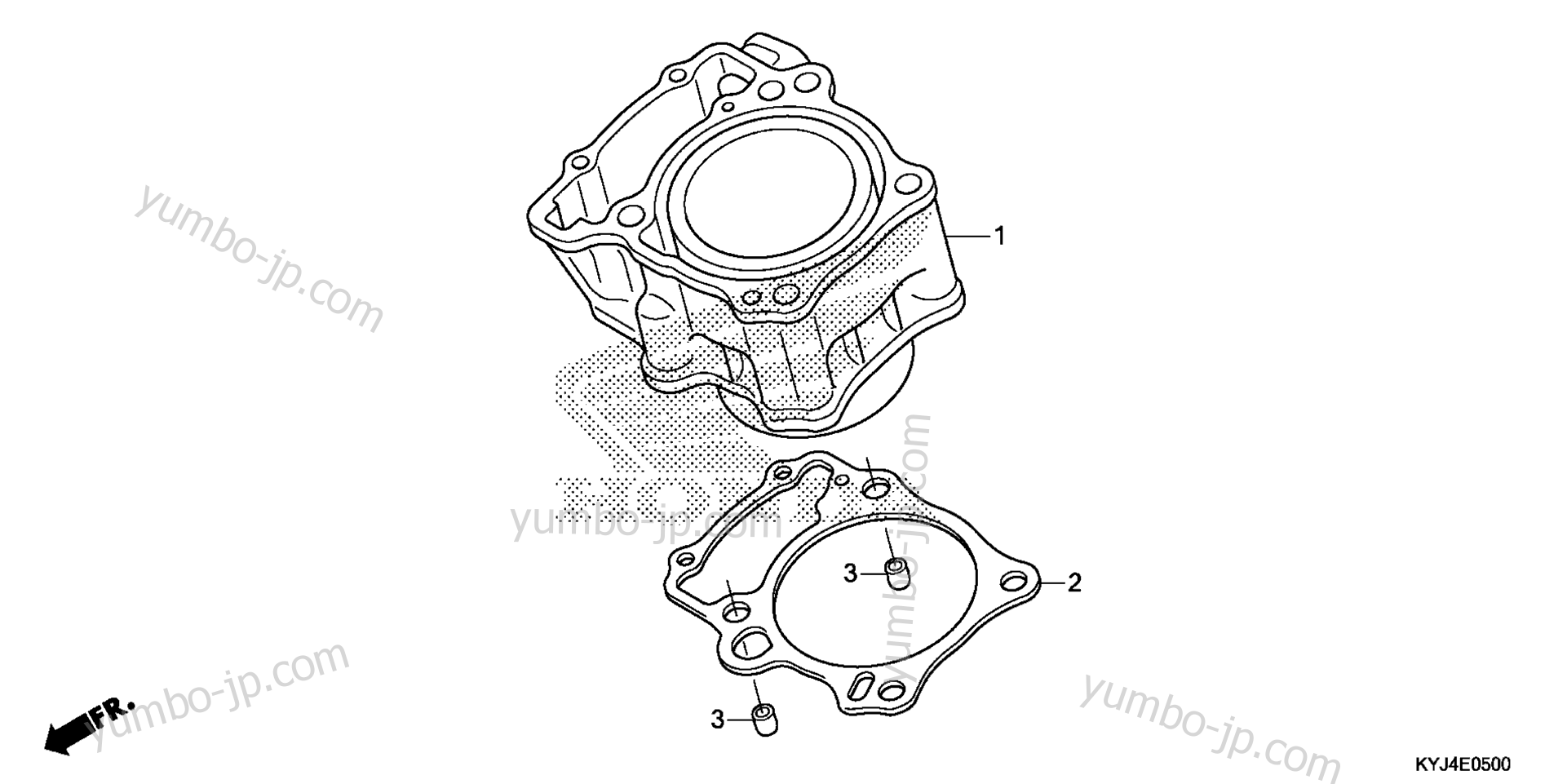 CYLINDER for motorcycles HONDA CBR250R 2AC 2012 year