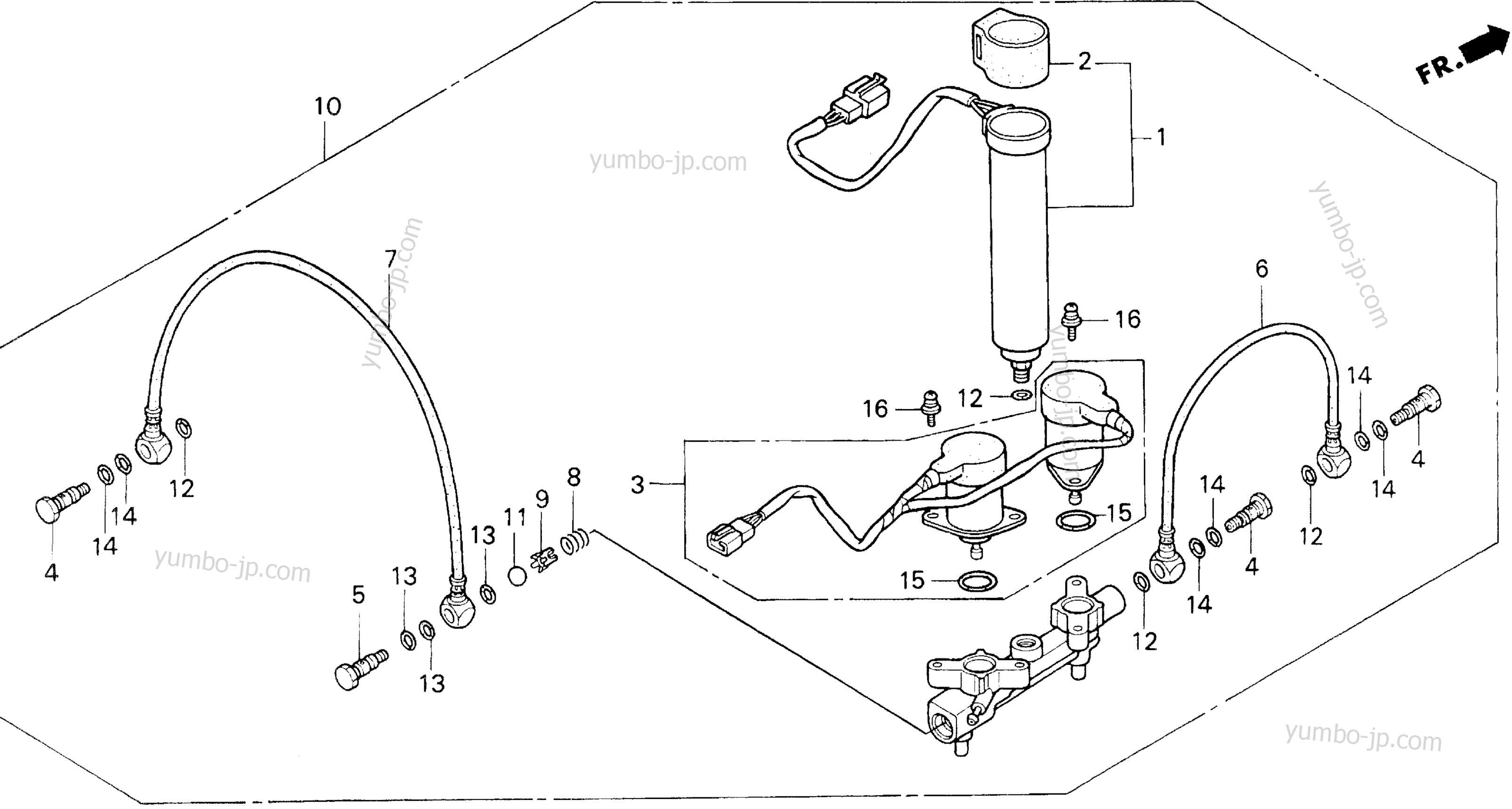 AIR DISTRIBUTOR for motorcycles HONDA GL1500SE A 2000 year